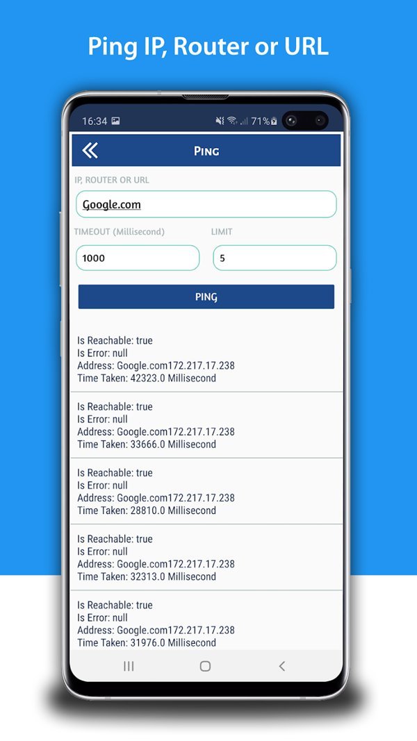 Ping tool